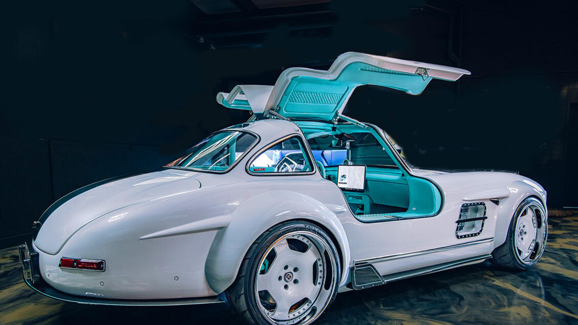 EV300, una Mercedes 300 SL Gullwing con il 'cuore' Tesla