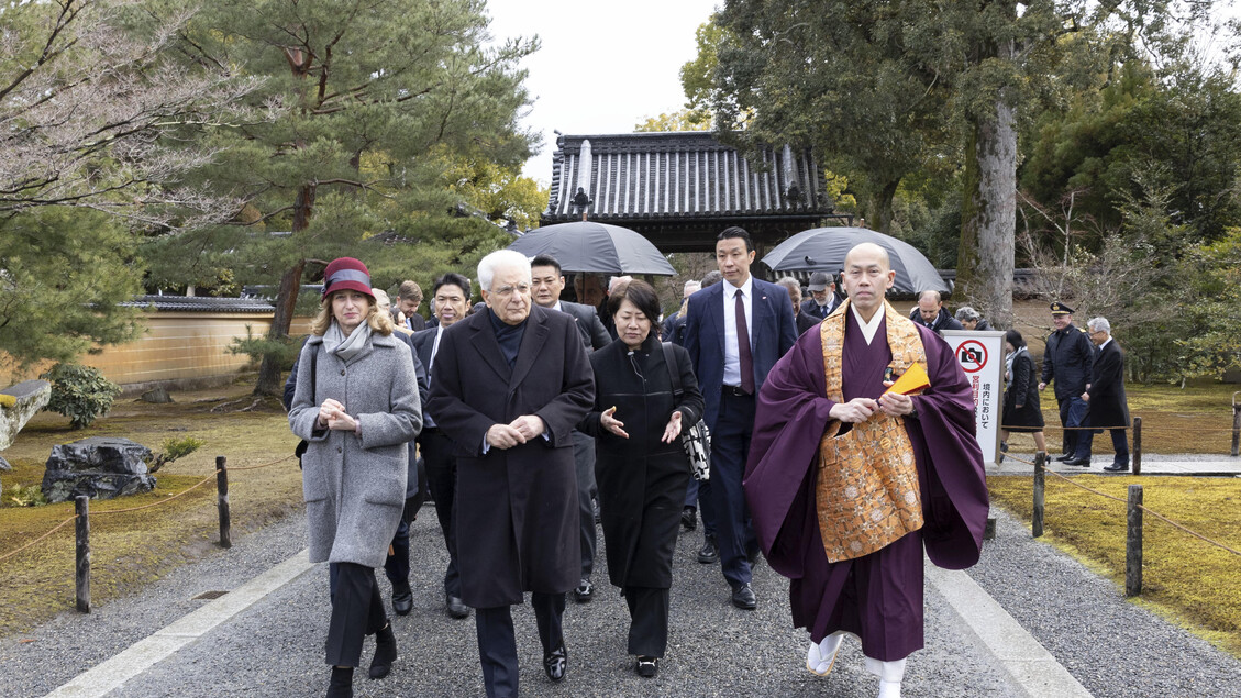 Mattarella a Kyoto, seconda tappa della visita in Giappone