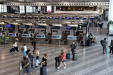 L'interno di un aeroporto