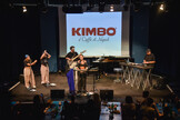 La cantante Serena Brancale alla serata-evento Kimbo al Blue Note di Milano