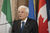 Il presidente della Repubblica Sergio Mattarella