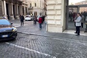 Sinner, l'arrivo a Palazzo Chigi con Abodi