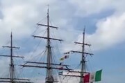 L'Amerigo Vespucci inaugura il Tour mediterraneo