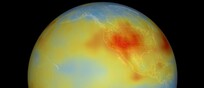 La CO2 sulla Terra rilevata nel 2003 dal satellite Aqua della Nasa (fonte: Picryl)