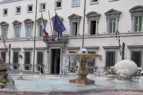 Una veduta di Palazzo Chigi