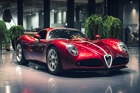 Alfa Dream Car, l'intelligenza artificiale la immagina così