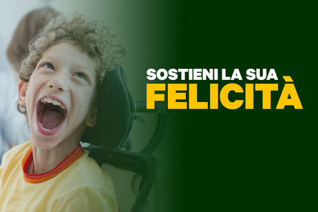 La campagna Sostieni la sua felicità Dynamo® (Fonte: Dynamocamp.org)