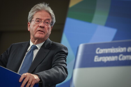 Il commissario Europeo per gli Affari Economici e Monetari Paolo Gentiloni