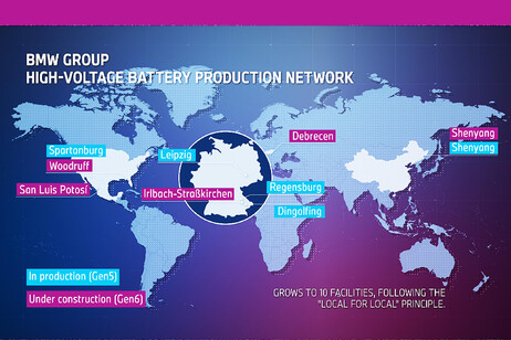 Sesta generazione di batterie in 5 nuovi siti Bmw nel mondo