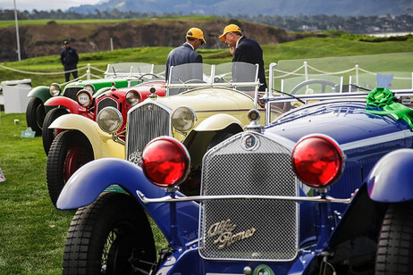 Tricolore in primo piano a Pebble Beach 2024