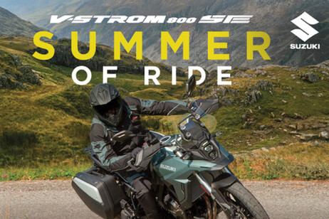 Con la Summer of Ride Suzuki V-Strom è più accessoriata