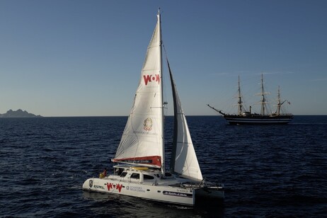 In Australia è arrivato il catamarano italiano Spirito di Stella