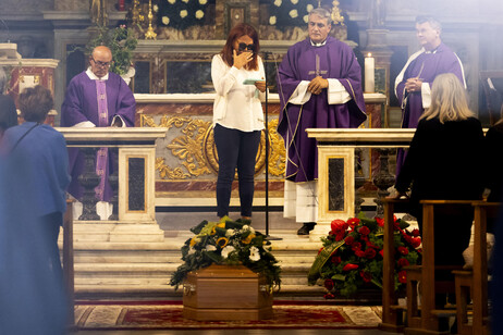 Funerali di Luca Giurato nella Chiesa degli Artisti