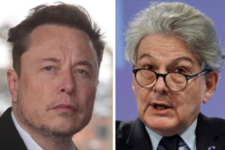 Elon Musk-Thierry Breton