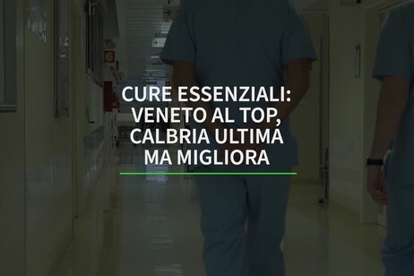 Cure essenziali: Veneto al top, Calabria ultima ma migliora