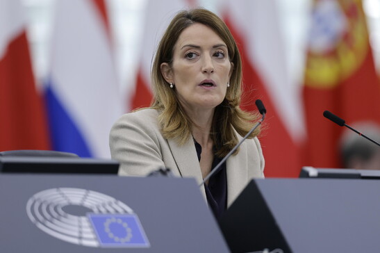 Metsola: "Uniti per l'Ucraina, pace duratura per l'Europa"