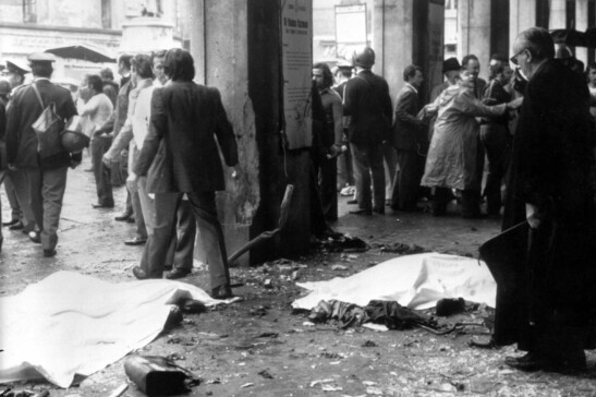 Piazza della Loggia (foto archivio ANSA)