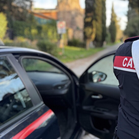 Un controllo dei carabinieri. Immagine d'archivio