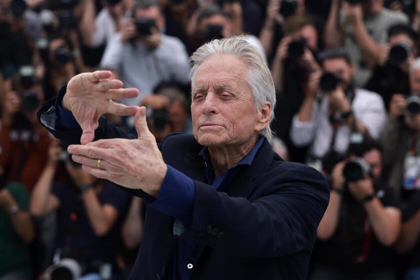 L 'attore statunitense Michael Douglas © ANSA/EPA