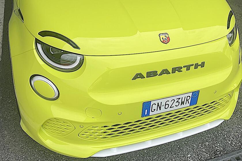 Abarth 500e dalla pista al Metaverso a zero emissioni © ANSA/Damiano Bolognini-Cobianchi