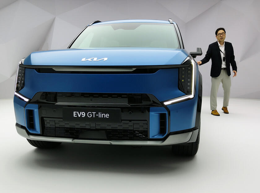 Suv elettrico EV9, nuova ammiraglia Kia © ANSA/Kia/Ansa