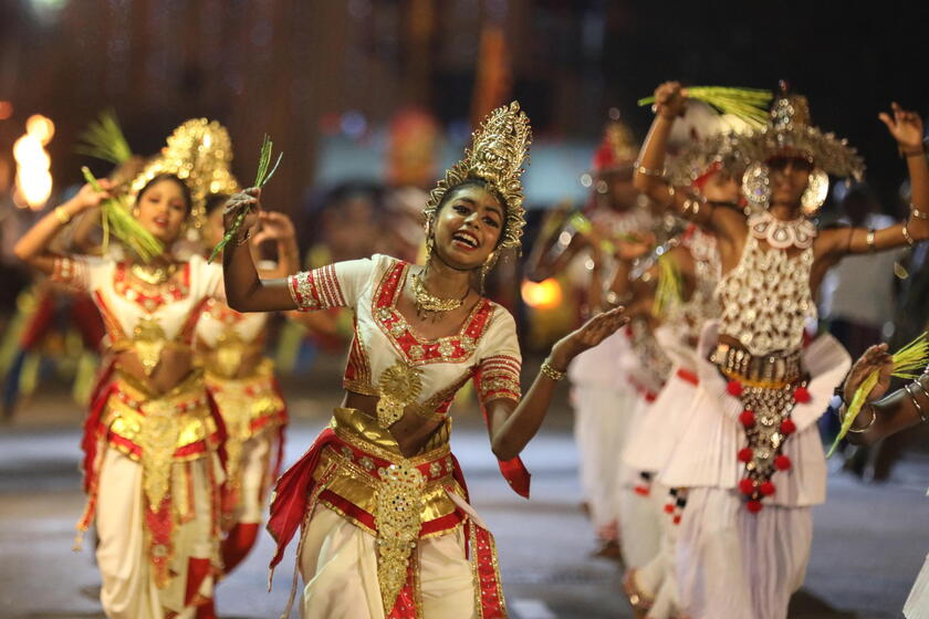 Navam Perahera - Annual Buddhist cultural pageant in Colombo © ANSA/EPA