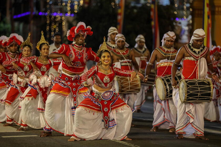 Navam Perahera - Annual Buddhist cultural pageant in Colombo © ANSA/EPA