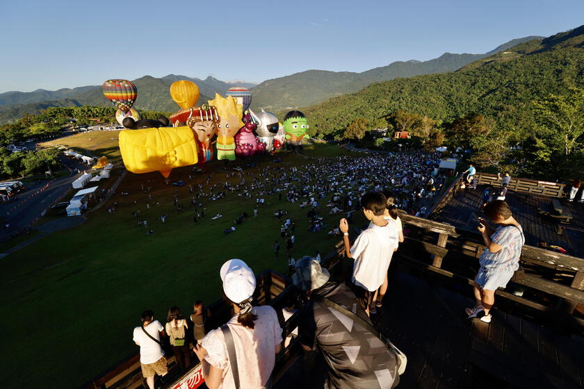 International hot air balloon festival in Taiwan