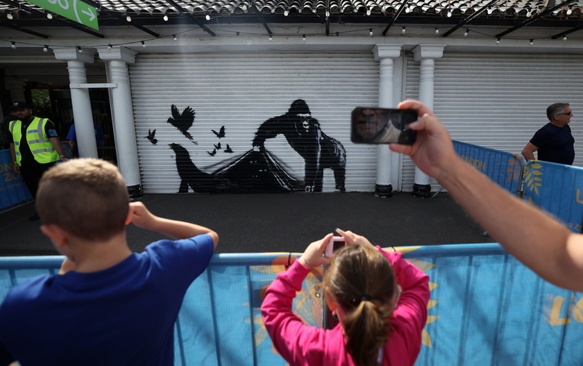 Ninth straight animal Banksy artwork at London Zoo confimred in London