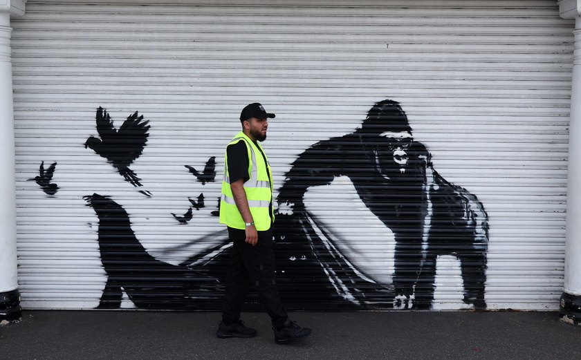 Ninth straight animal Banksy artwork at London Zoo confimred in London