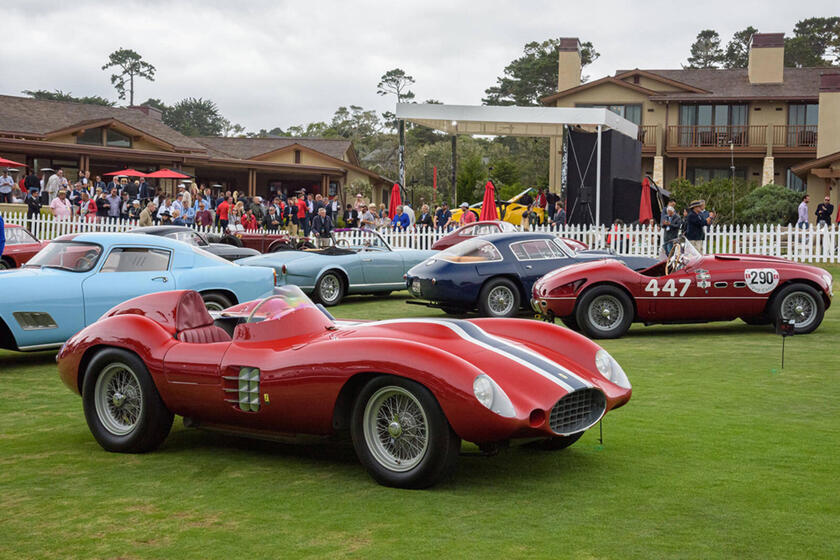 Tricolore in primo piano a Pebble Beach 2024