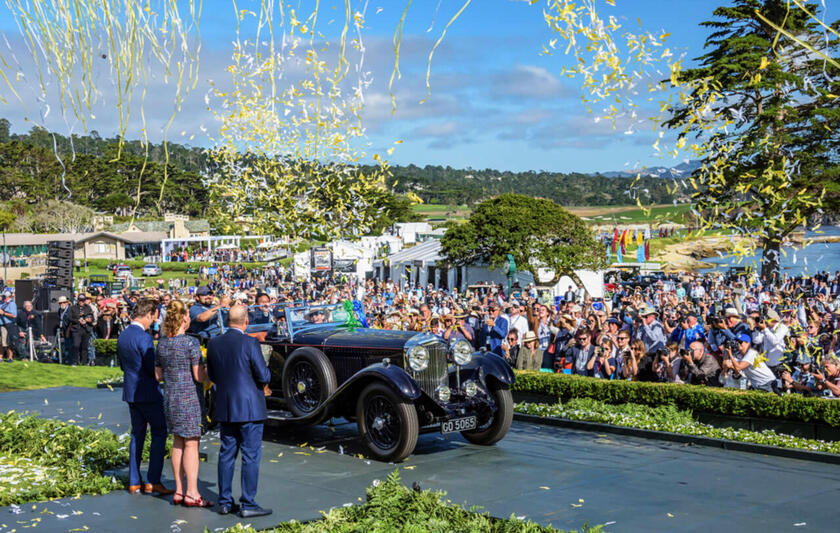 Tricolore in primo piano a Pebble Beach 2024