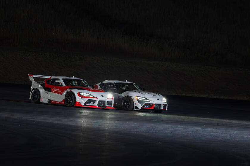 Toyota Supra tandem drift