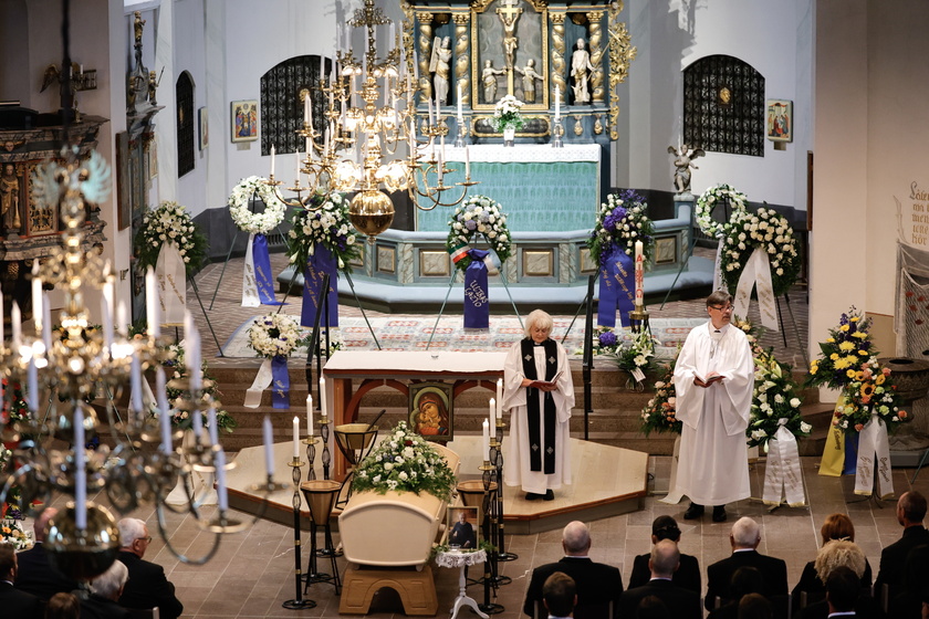 Funeral of late Swedish soccer manager Sven-Goran Eriksson in Torsby