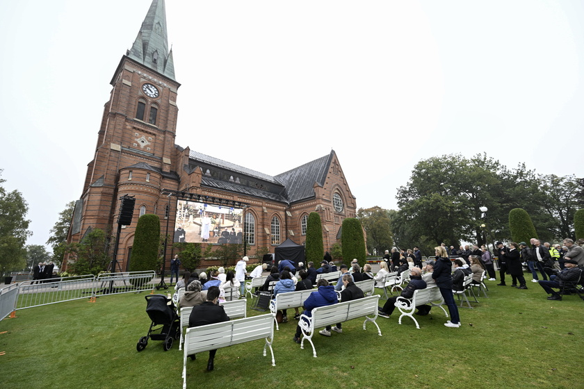 Funeral of late Swedish soccer manager Sven-Goran Eriksson in Torsby