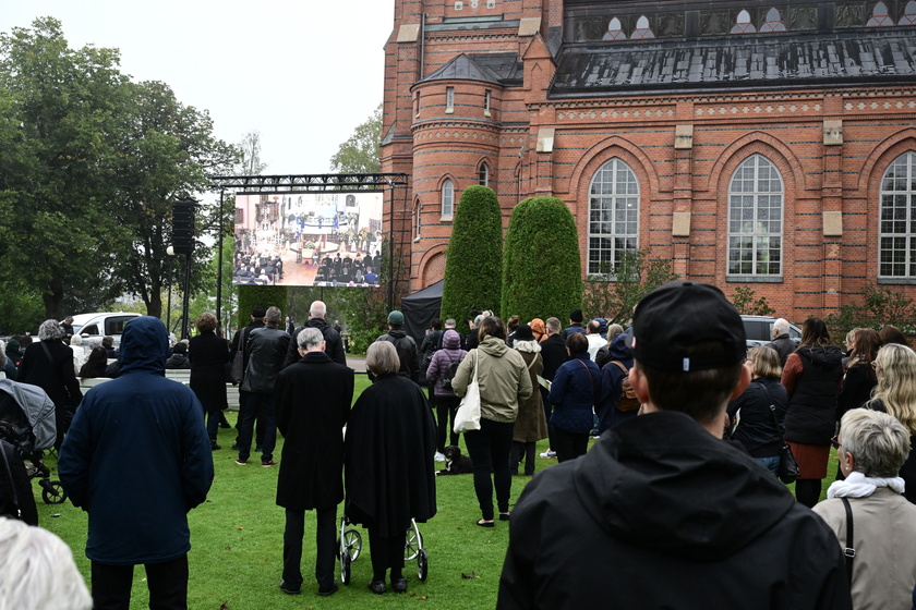 Funeral of late Swedish soccer manager Sven-Goran Eriksson in Torsby