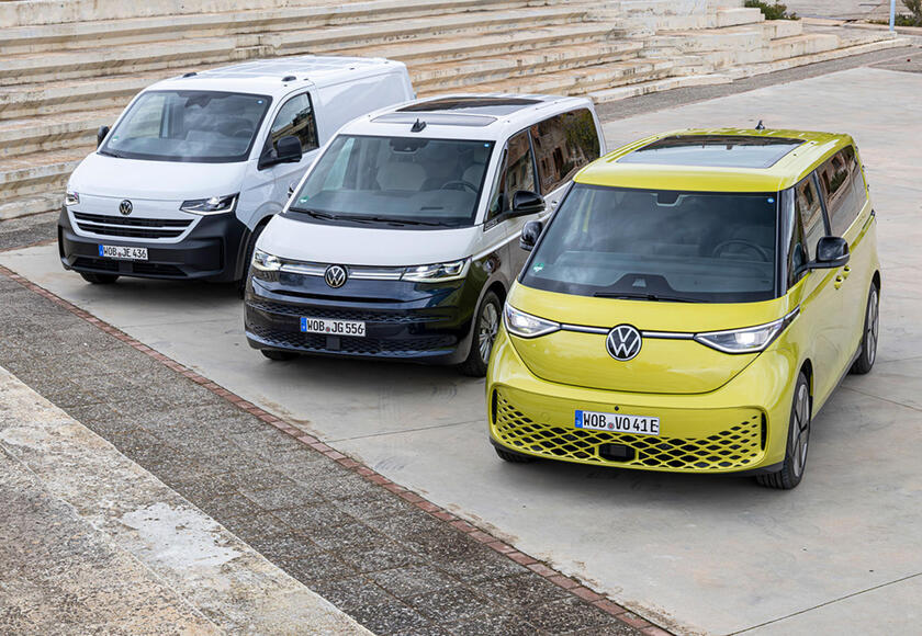 Nuovi Volkswagen Transporter e Caravelle