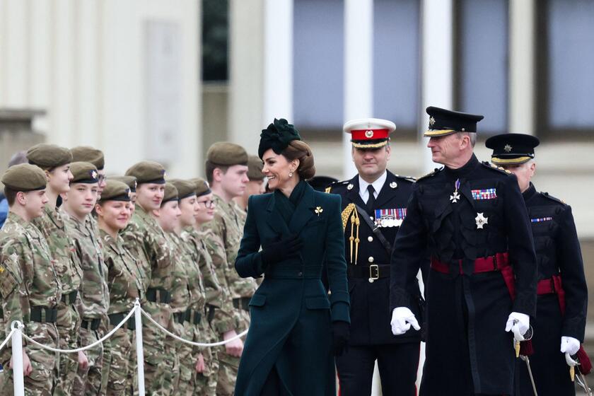 Londra, Kate alla parata per San Patrizio