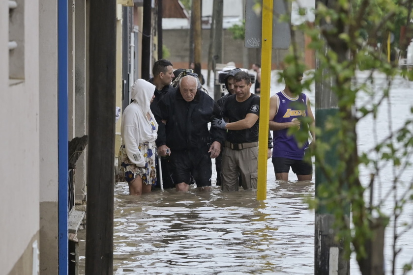 Floods after heavy rainfall in Bahia Blanca