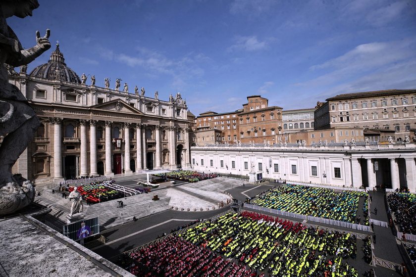 Cardinal Michael Czerny presides over Mass in St. Peter's Square