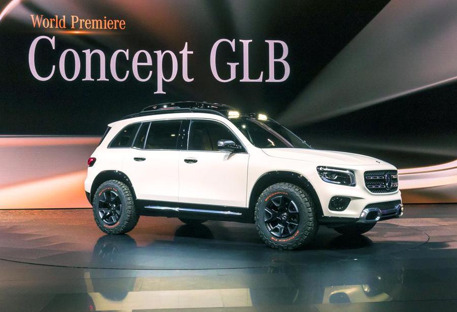 Nuovo GLB, con Classe G secondo fuoristrada di Mercedes © 