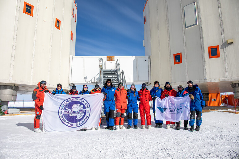 Researcher at tha Italian-French Concordia base (credit: ENEA) -     RIPRODUZIONE RISERVATA