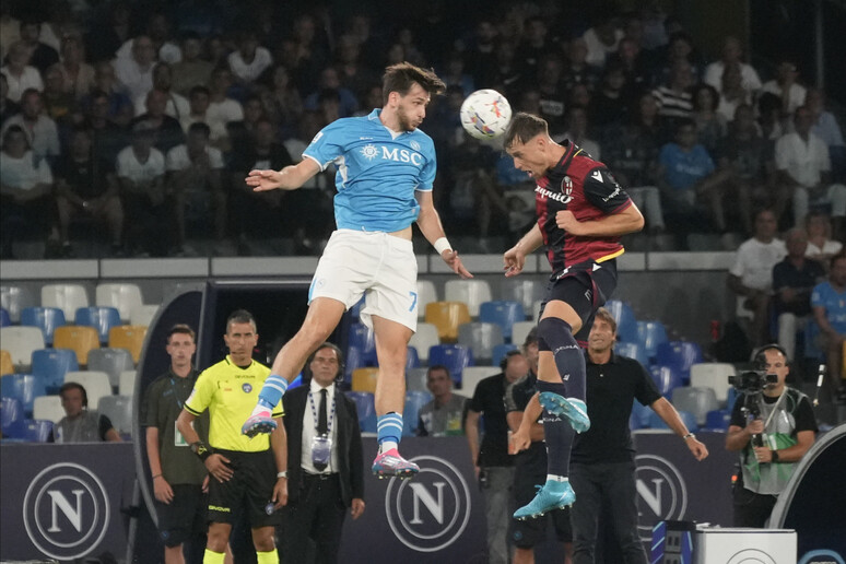 Calcio: Napoli-Bologna 3-0 - RIPRODUZIONE RISERVATA