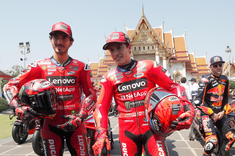 Francesco Bagnaia e Marc Marquez © ANSA/EPA